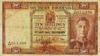 Gallery image for Southern Rhodesia p9a: 10 Shillings